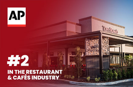 Tony Roma’s Recognized in Newsweek Excellence Index 2025, Ranked #2 in the Restaurant & Cafés Industry