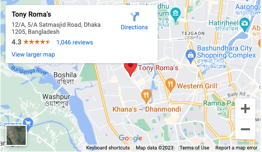 Gulshan Road, Dhaka – Bangladesh, find us on goggle map
