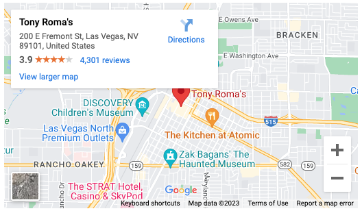 Fremont Hotel & Casino Las Vegas, Nevada, find us on goggle map